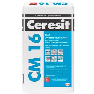 Клей для плитки Ceresit CM 16 Flex 5 кг