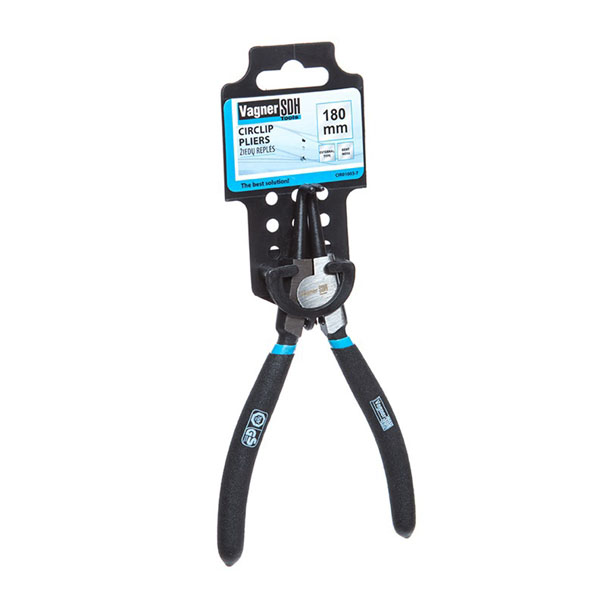 Клещи д/снятия стопорных колец наружн. изогнут. 180 мм VAGNER 000051118177 Клещи д/снятия стопорных колец наружн. изогнут. 180 мм VAGNER 000051118177