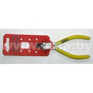 Клещи д/снятия стопорных колец (съемник) внутр. изогнут. 130мм (12-25) JUCO