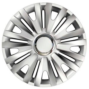 Колпаки Versaco Royal RC black черный глянец с хром кольцом R13 (4шт.)