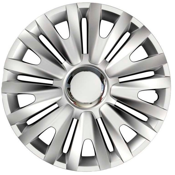 Колпаки Versaco Royal RC black черный глянец с хром кольцом R14 (4шт.) Колпаки Versaco Royal RC black черный глянец с хром кольцом R14 (4шт.)