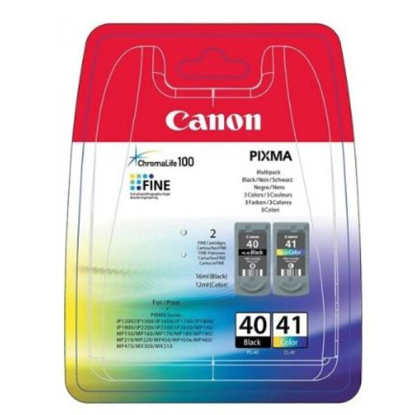 Комплект картриджей Canon PG-40 + CL-41 (0615B043) Комплект картриджей Canon PG-40 + CL-41 (0615B043)