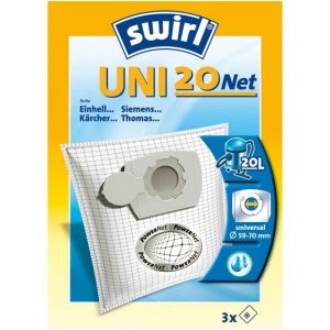 Комплект пылесборников Swirl UNI 20net/3 Net