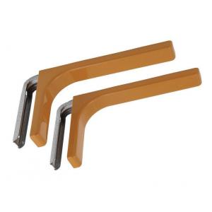 Консоль с декоративной накладкой 120 мм бежевый 1 шт