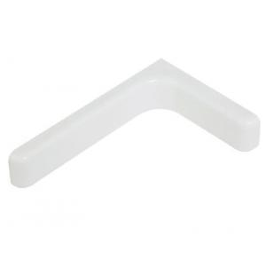 Консоль с декоративной накладкой 180 мм белый 1 шт