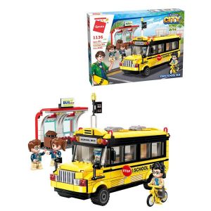 Конструктор QMAN City 1136 Школьный автобус