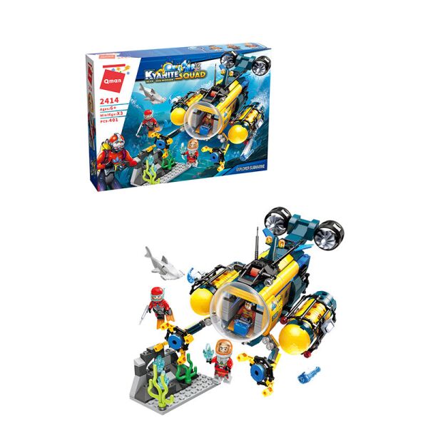 Конструктор QMAN Kyanite Squad 2414 Подводный исследователь Конструктор QMAN Kyanite Squad 2414 Подводный исследователь