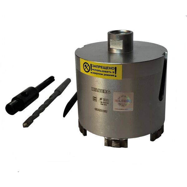 Коронка алмазная Hilberg HM210 102 мм Коронка алмазная Hilberg HM210 102 мм