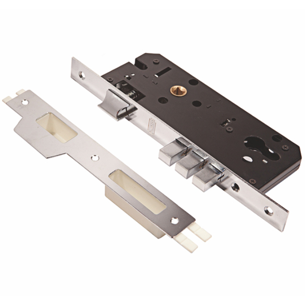 Корпус замка врезного PALIDORE L01 45-70 SN матовый хром Корпус замка врезного PALIDORE L01 45-70 SN матовый хром