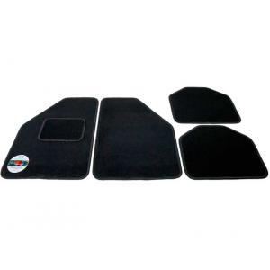 Коврики текстильные черные 4 штуки