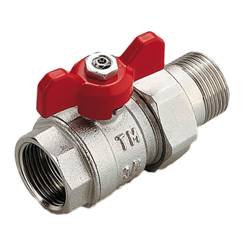 Кран шар. с полусгоном 1 вн.-нар.TIEMME арт. 2120179 / 2120002 Кран шар. с полусгоном 1 вн.-нар.TIEMME арт. 2120179 / 2120002