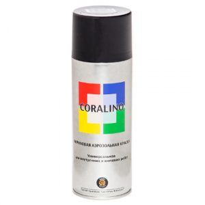 Краска аэрозольная CORALINO графитовый серый RAL 7024