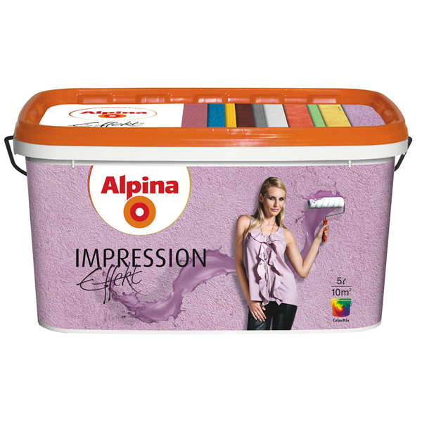Краска Alpina Effekt Impression Colorexpress Weiss 5 литров Краска Alpina Effekt Impression Colorexpress Weiss 5 литров