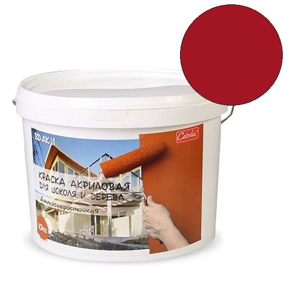 Краска Colorlux ВД-АК-11 красно-коричневая Краска Colorlux ВД-АК-11 красно-коричневая