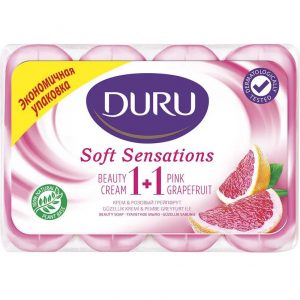 Крем-мыло DURU 1+1 Розовый грейпфрут 4х90 г