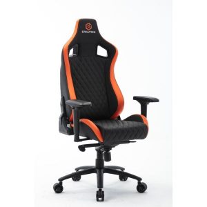 Кресло компьютерное Evolution Omega (черный/оранжевый)