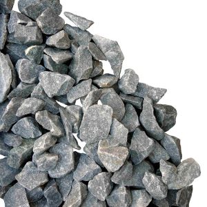 Щебень декоративный  гранитный окрашенный черный 20 кг