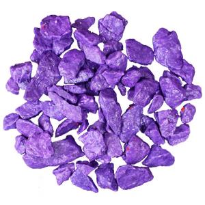Щебень декоративный гранитный окрашенный фиолетовый 20 кг