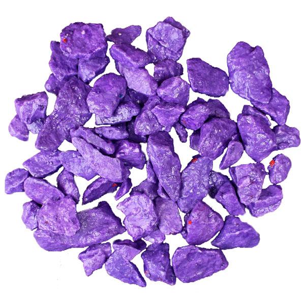 Щебень декоративный гранитный окрашенный фиолетовый 20 кг Щебень декоративный гранитный окрашенный фиолетовый 20 кг