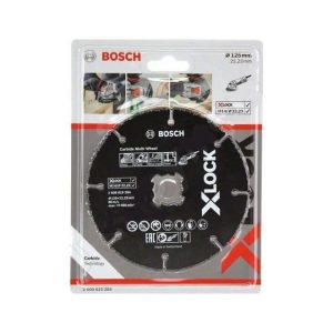 Круг отрезной 125х1x22.2 мм Bosch X-LOCK Carbide Multi Wheel (2608619284)