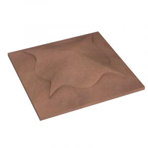 Крышка для забора столбовая КС39-6 390х390х65