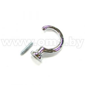 Крючок меб. WK12 CR хром