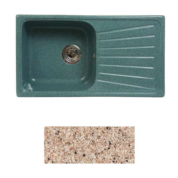 Кухонная мойка Fosto КМ 81-46 песочный пляж Кухонная мойка Fosto КМ 81-46 песочный пляж