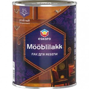 Лак для мебели Mooblilakk 15 полуматовый 0