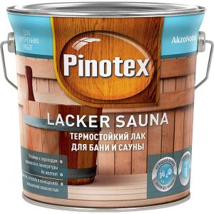 Лак Pinotex Lacker Sauna 20 5254107 полуматовый 1 л