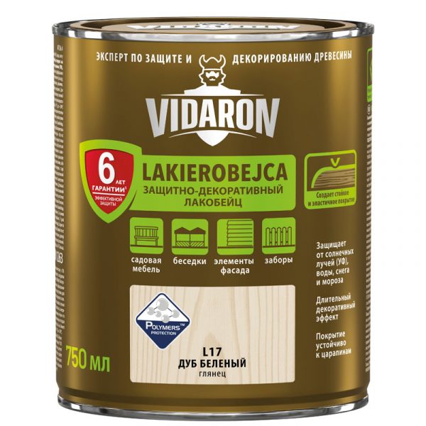 Лакобейц Vidaron Lakierobejca беленый дуб 0