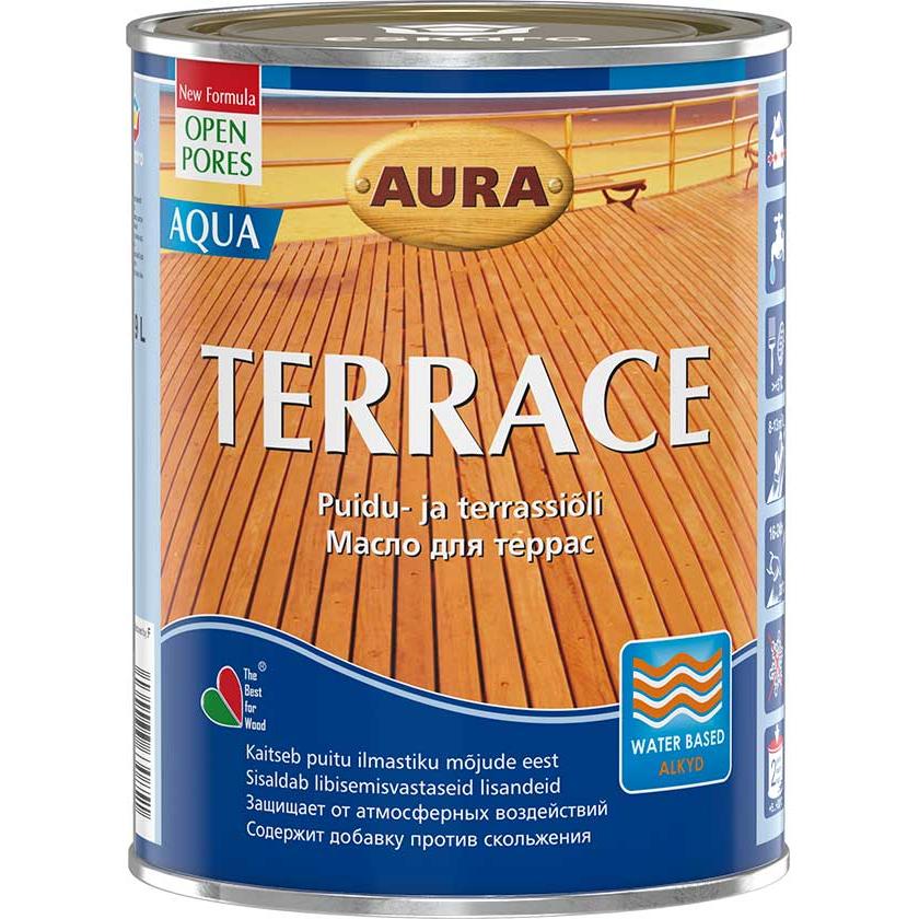 Масло для террас Aura Terrace Aqua Brown 0 Масло для террас Aura Terrace Aqua Brown 0