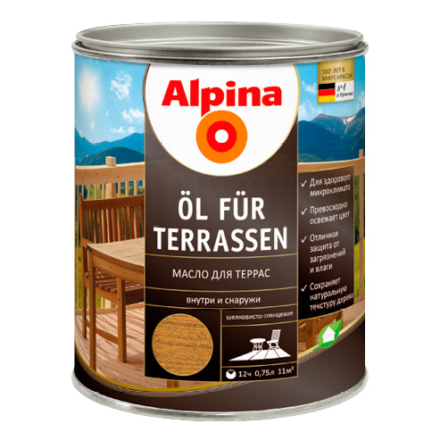 Масло для террас Светлый 750 мл/0 Масло для террас Светлый 750 мл/0