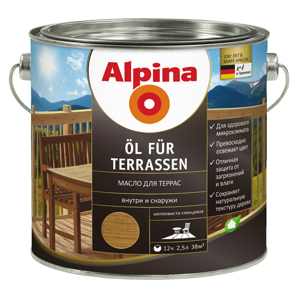 Масло для террас Темный 2 Масло для террас Темный 2