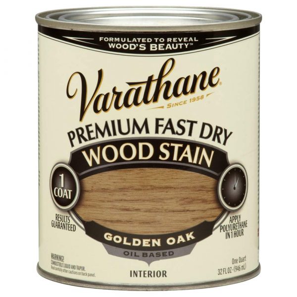 Масло Varathane Premium Fast Dry Wood Stain быстросохнущее прозрачное тонирующее Золотой дуб 0