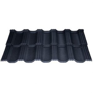 Металлочерепица Germania 30 Simetric МАТ АМ 1215х720 мм черная