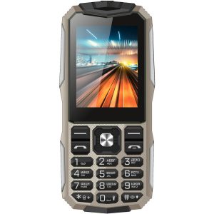 Мобильный телефон Vertex K213 (песочный/серебристый)