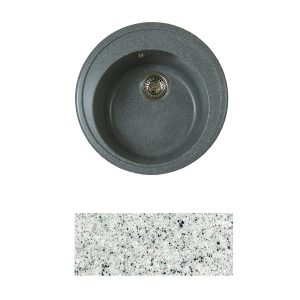 Мойка Fosto КМД 51К Олово №210 с сифоном