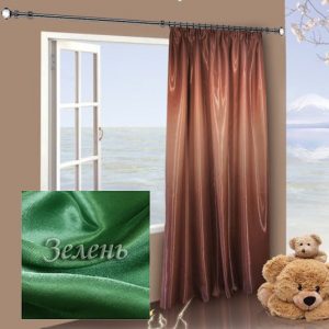 Моноштора ТОКИО Сатин-атлас зелень