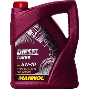Моторное масло Mannol Diesel Turbo 5w40 CI-4/SL 5 литров