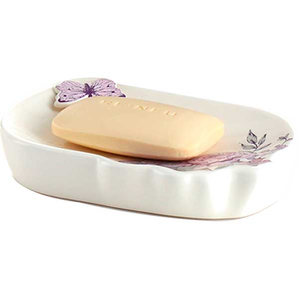 Мыльница настольная керамика Баттерфляй Мыльница настольная керамика Баттерфляй