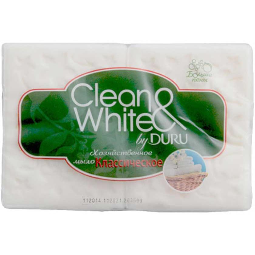 Дуру вайт. Мыло хозяйственное duru, clean&white 2х125 г. Clean&white duru 125гр. Мыло хоз clean&white отбеливающее 4*120г. Мыло duru хозяйственное.