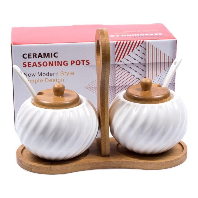 Н-р БАНОК ДЛЯ СПЕЦИЙ керамических Эстет 2 шт. 200 мл Н-р БАНОК ДЛЯ СПЕЦИЙ керамических Эстет 2 шт. 200 мл