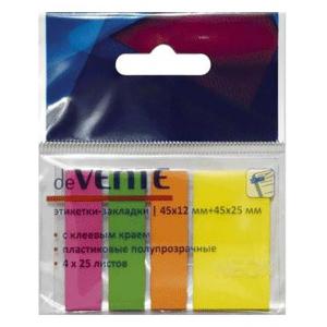 Н-р самокл. Флажков deVENTE клеев. рай неон
