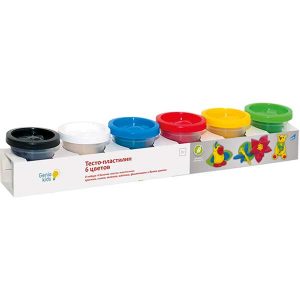 Набор для детского творчества Тесто пластилин 6 цветов артикул TA1009V