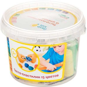 Набор для детской лепки Тесто пластилин 15 цветов артикул TA1066V