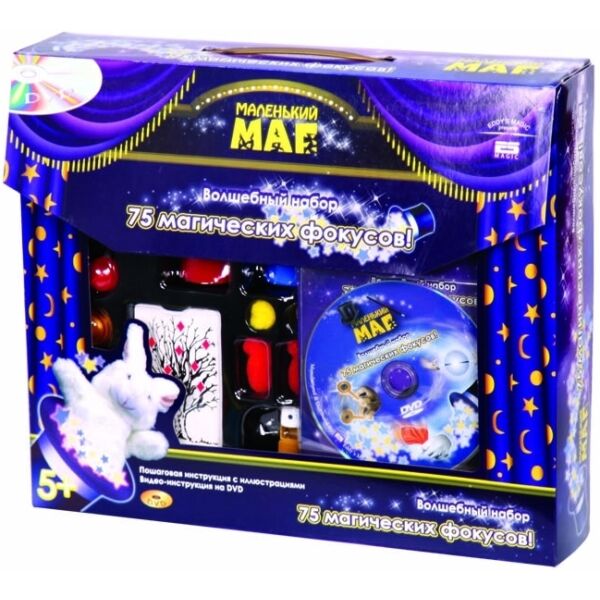 Набор фокусов Маленький маг + DVD (MLM1702-006) Набор фокусов Маленький маг + DVD (MLM1702-006)