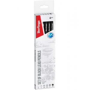 Набор карандашей ч/гр 6шт.