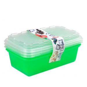 Набор контейнеров для заморозки BEROSSI Zip салатовый