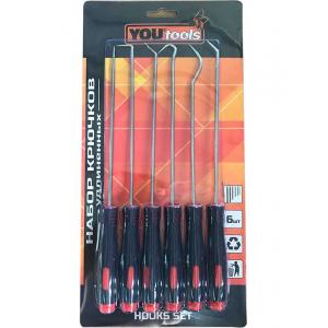 Набор крючков удлин. 6пр YOURTOOLS WR58011