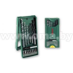 Набор оснастки BOSCH X-line 15шт. (сверла